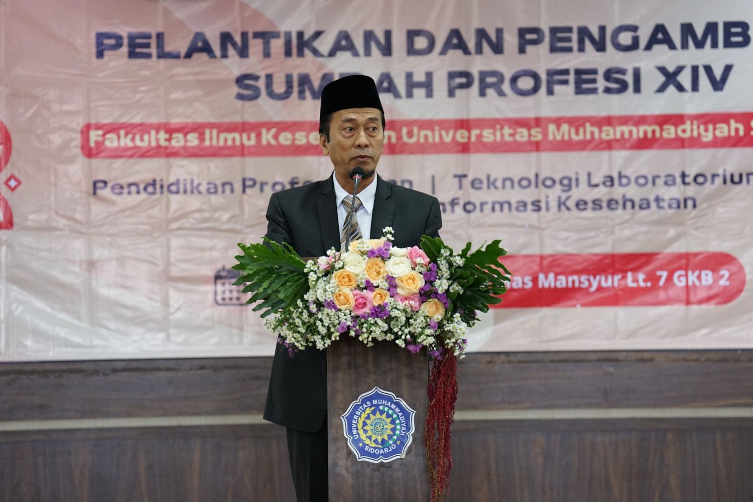 rektor umsida Sumpah profesi fikes