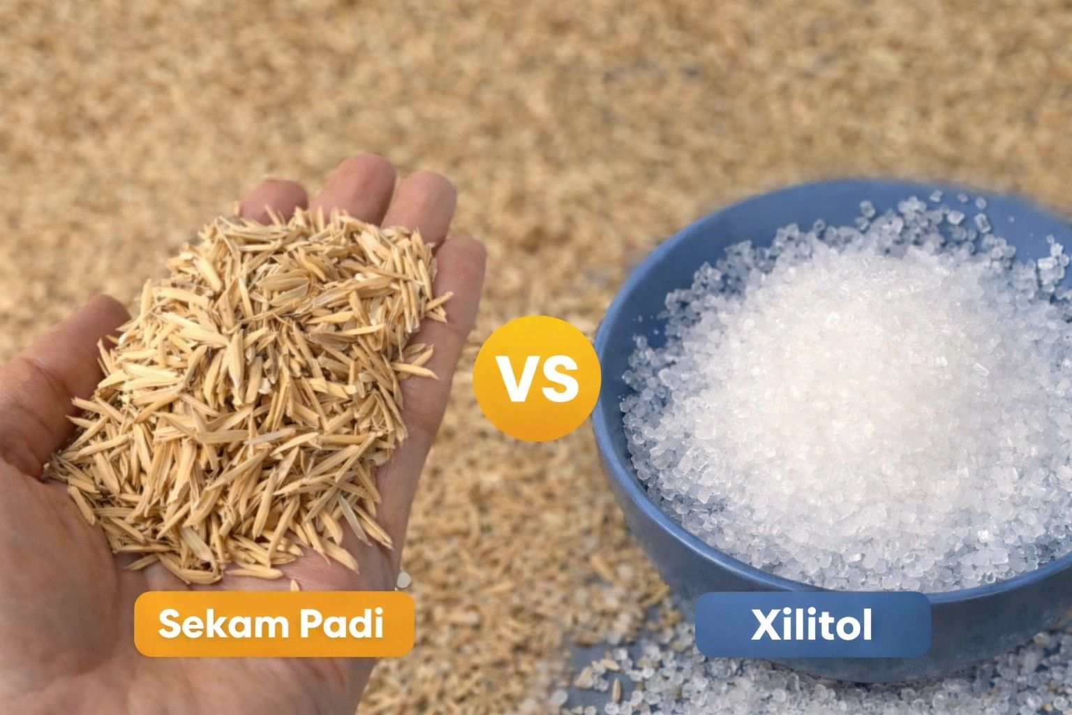 hasil limbah sekam padi